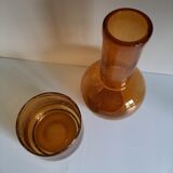 Duo vase vintage blown glass