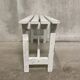 Weathered wooden bench