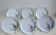 Fine porcelain dessert plates from Bavaria -botaniqu