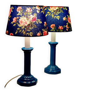 Paire de lampes vintage