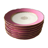 Set of 8 flat plates
