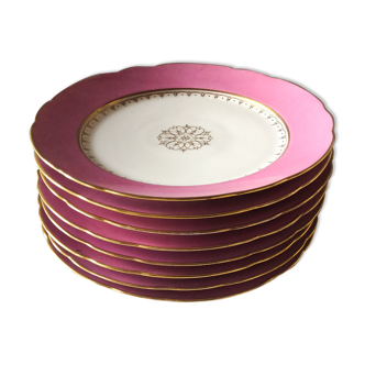 Set of 8 flat plates