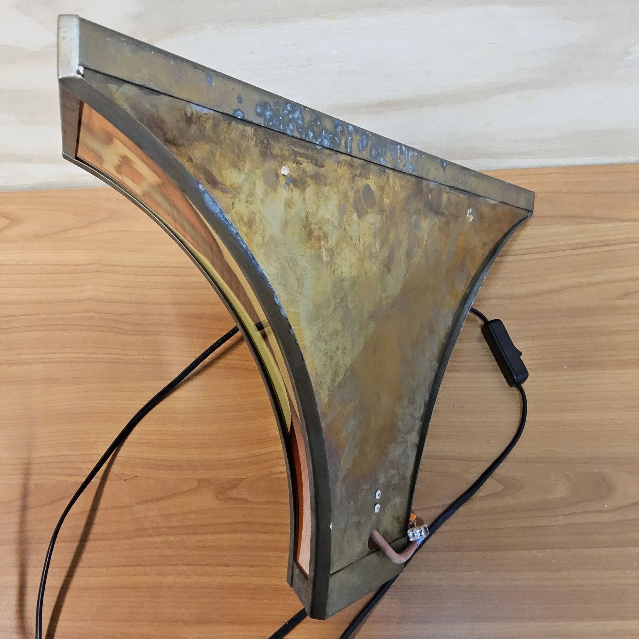 Ensemble antique de lampes murales Art Déco de l'École d'Amsterdam (2x)