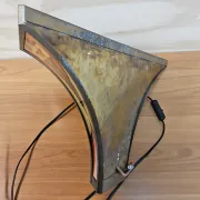 Ensemble antique de lampes murales Art Déco de l'École d'Amsterdam (2x)