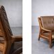 Vintage Mid-Century Danish Modern 3-Seater Brown Leather Sofa by Georg Thams