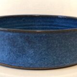 Blue ceramic handcrafted dish