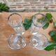 4 flûtes à champagne vintages