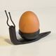 Brutalist vintage snail shape candle holder