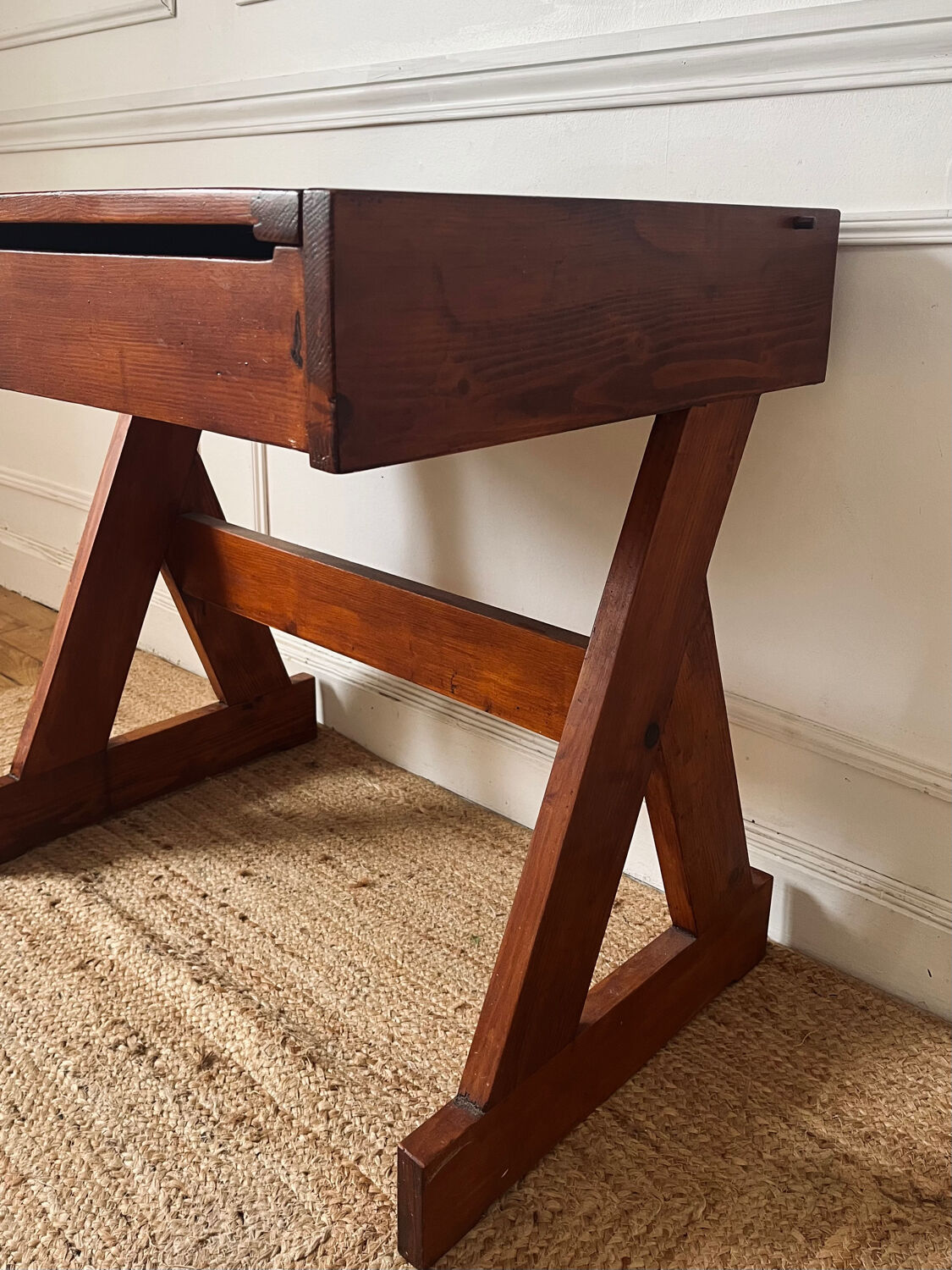 Pine desk Maison Regain