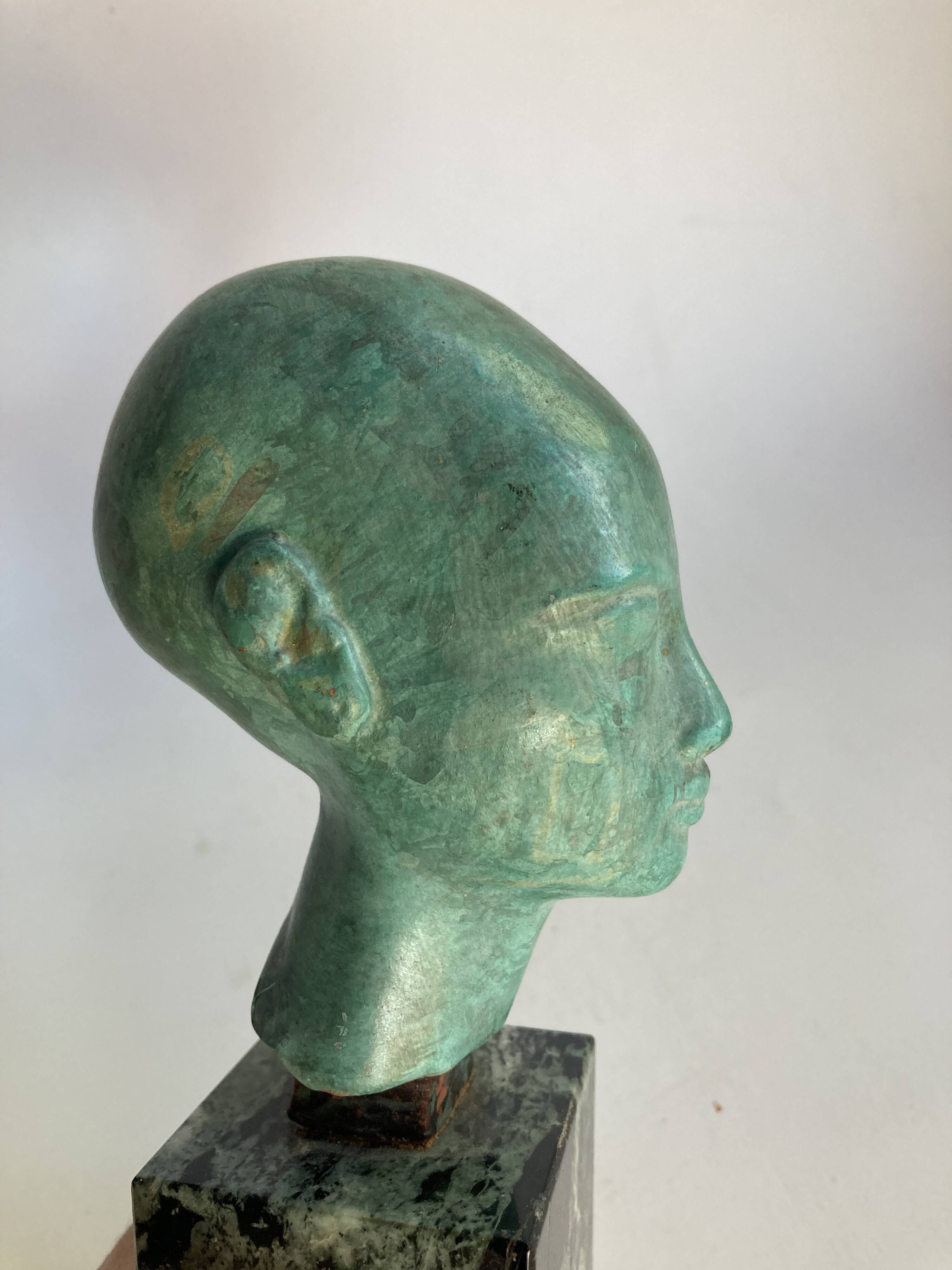 Egyptian head bust
