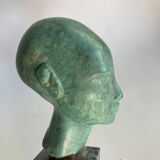 Egyptian head bust