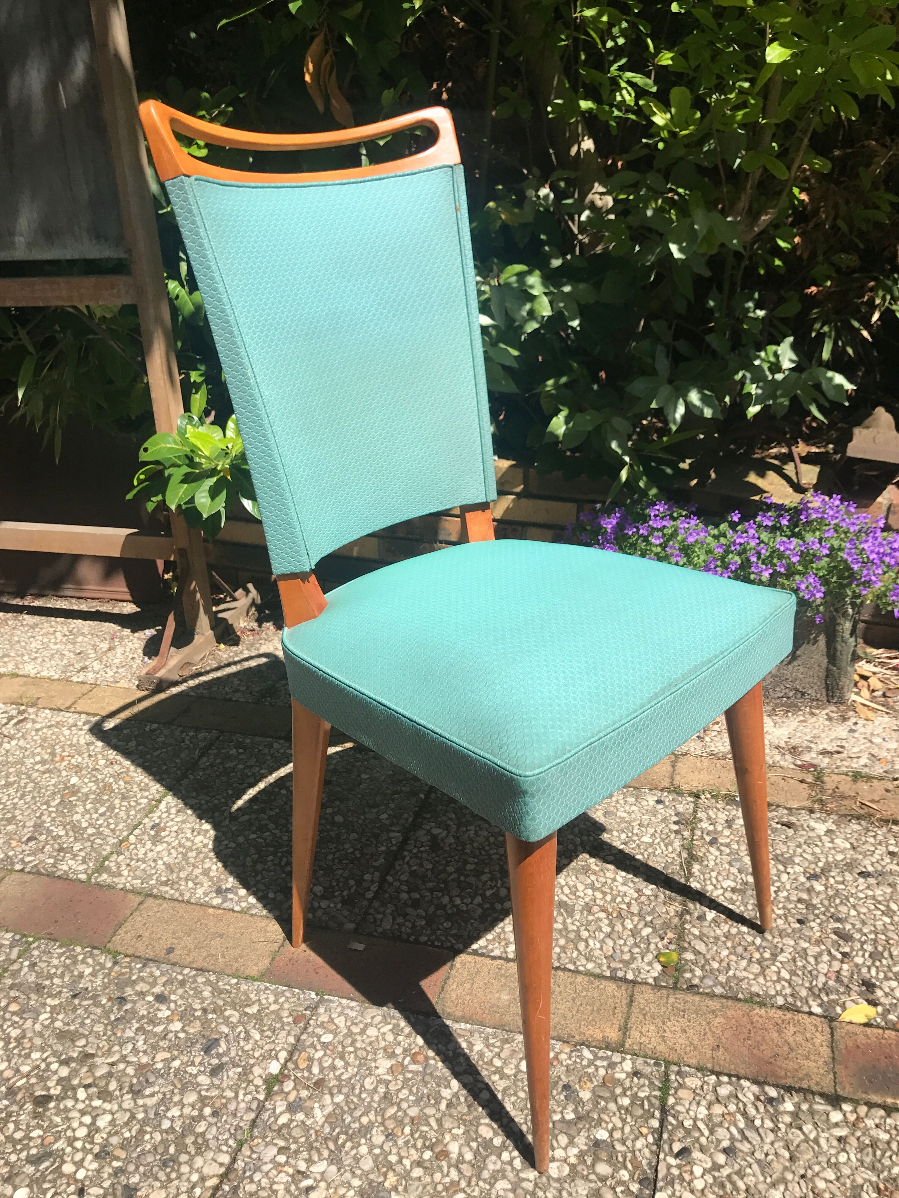 Series of six vintage chairs