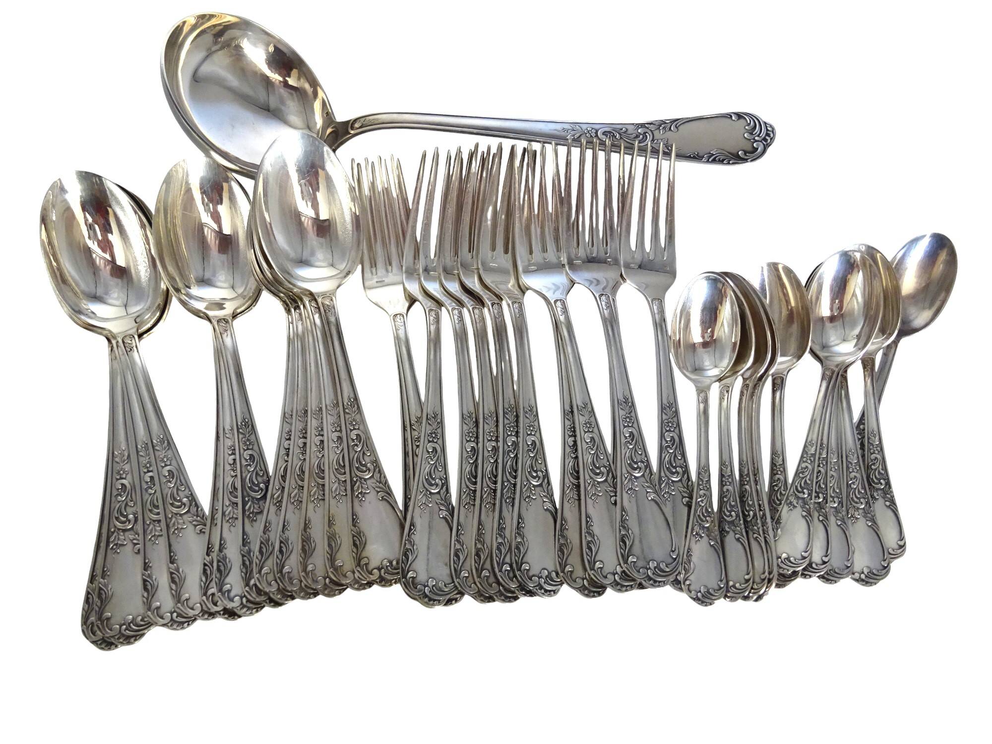 Silver-plated cutlery set - 37 pieces - Frionnet François