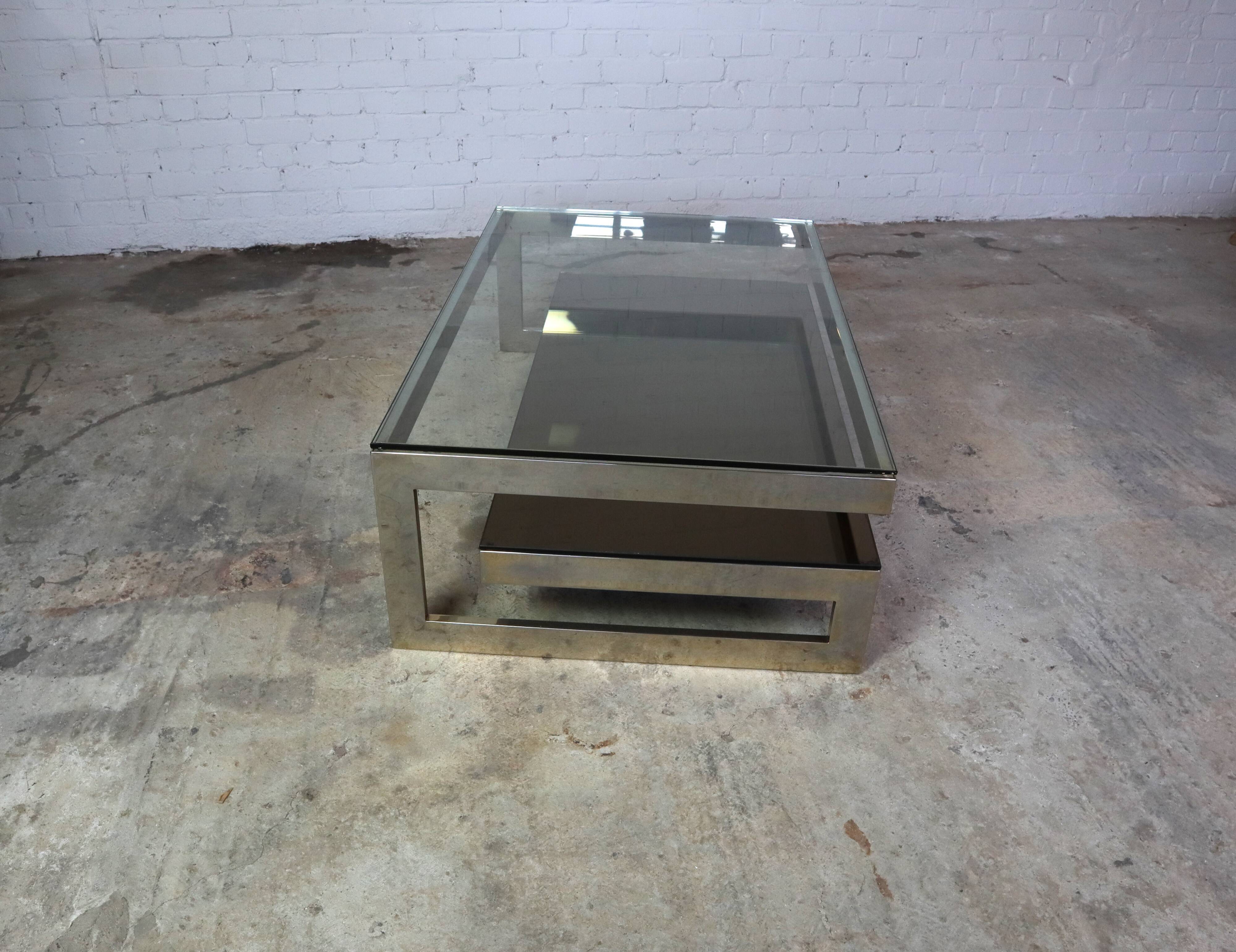 Belgo Chrom G-shape coffee table