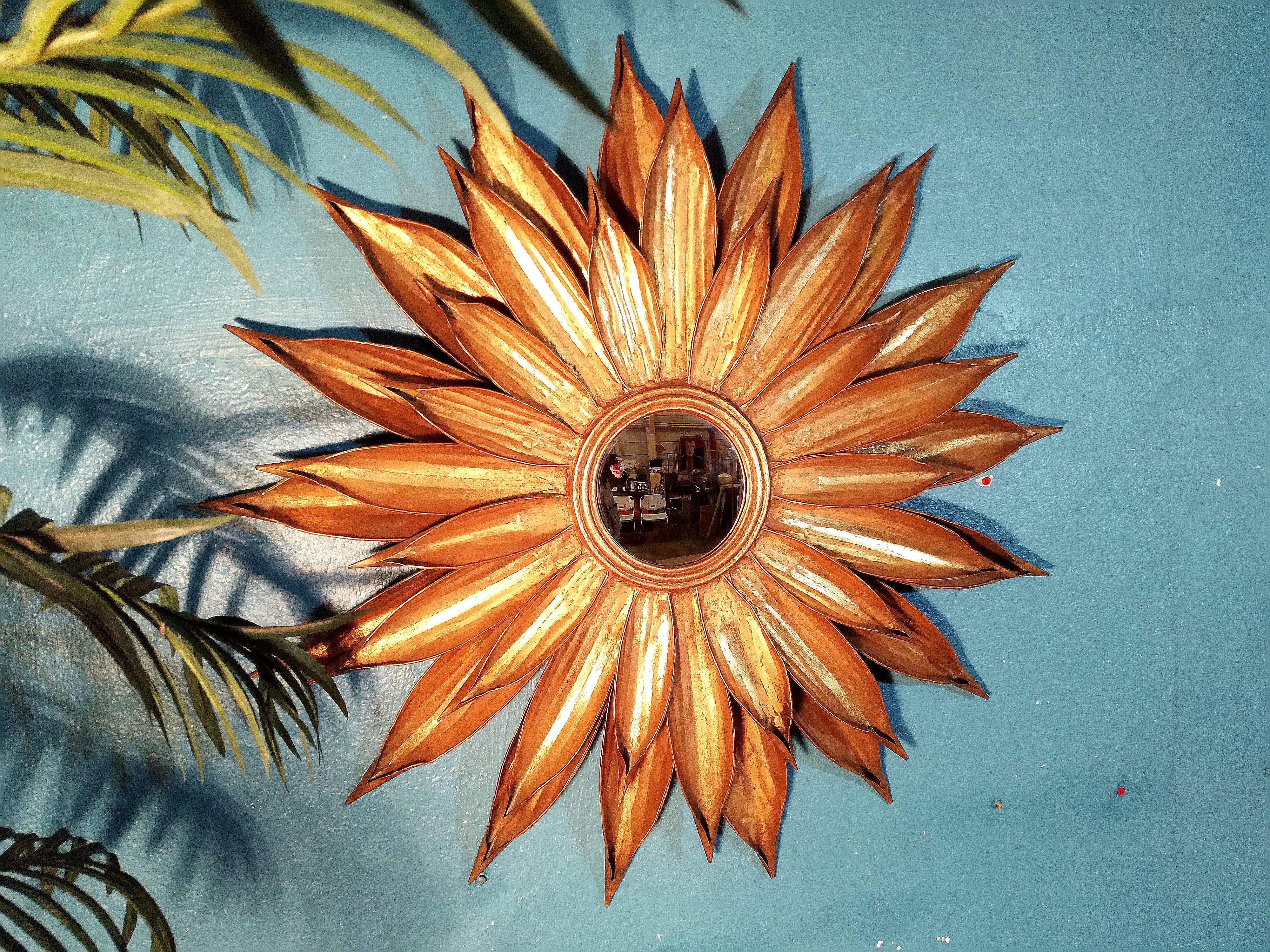 Wall mirror "Sun" 1970s