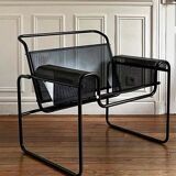 Armchair perforated metal