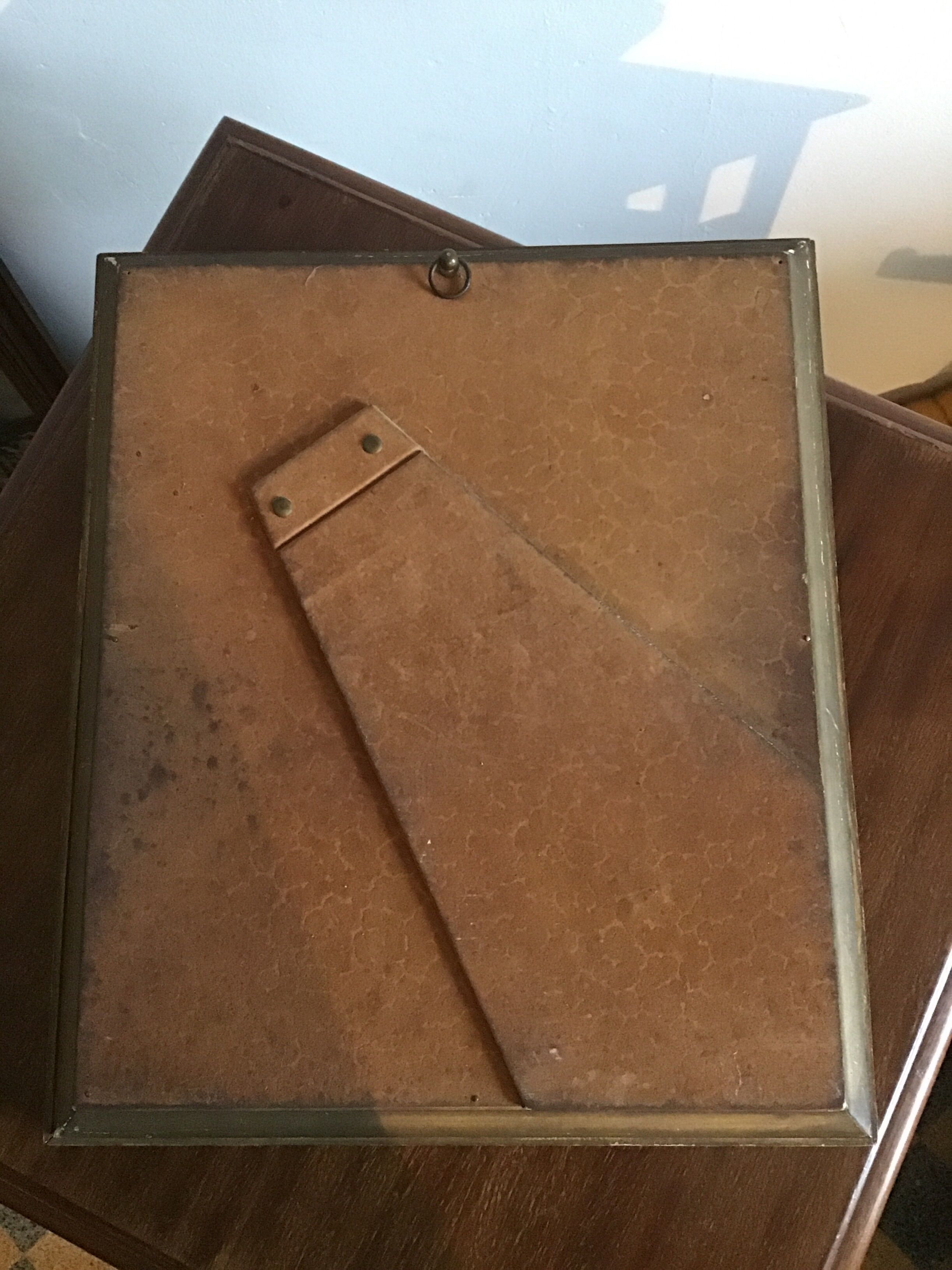 Mirror has parecloses 50s 33x39cm