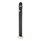 Portemanteau design en bois et marbre Italie années 1970