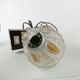 Mid-century modern bedside lamp, glass, Germany, 1970s