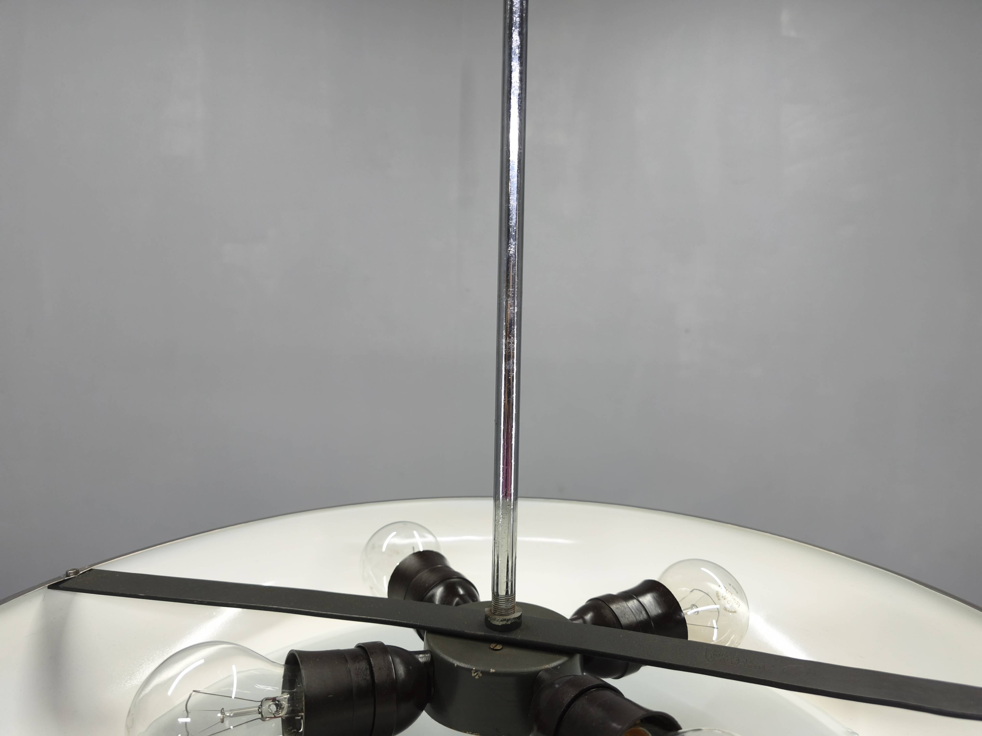 Bauhaus UFO Chandelier by Josef Hurka for Napako, 1930s