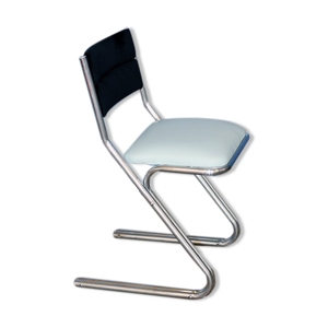 chaise métal vintage