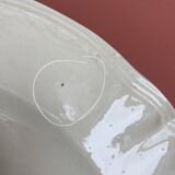 round dish Diam 31.5 Ivory Digoin Sarreguemines with gadroons