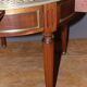 Coffee hot water bottle table in mahogany and brass XX