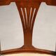 Antique oak swivel chair with wheels UK 20th Century