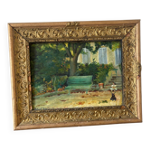 Scène de jeu datée 1909