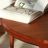 Round teak coffee table - Johannes Andersen - CF Christensen from Silkeborg