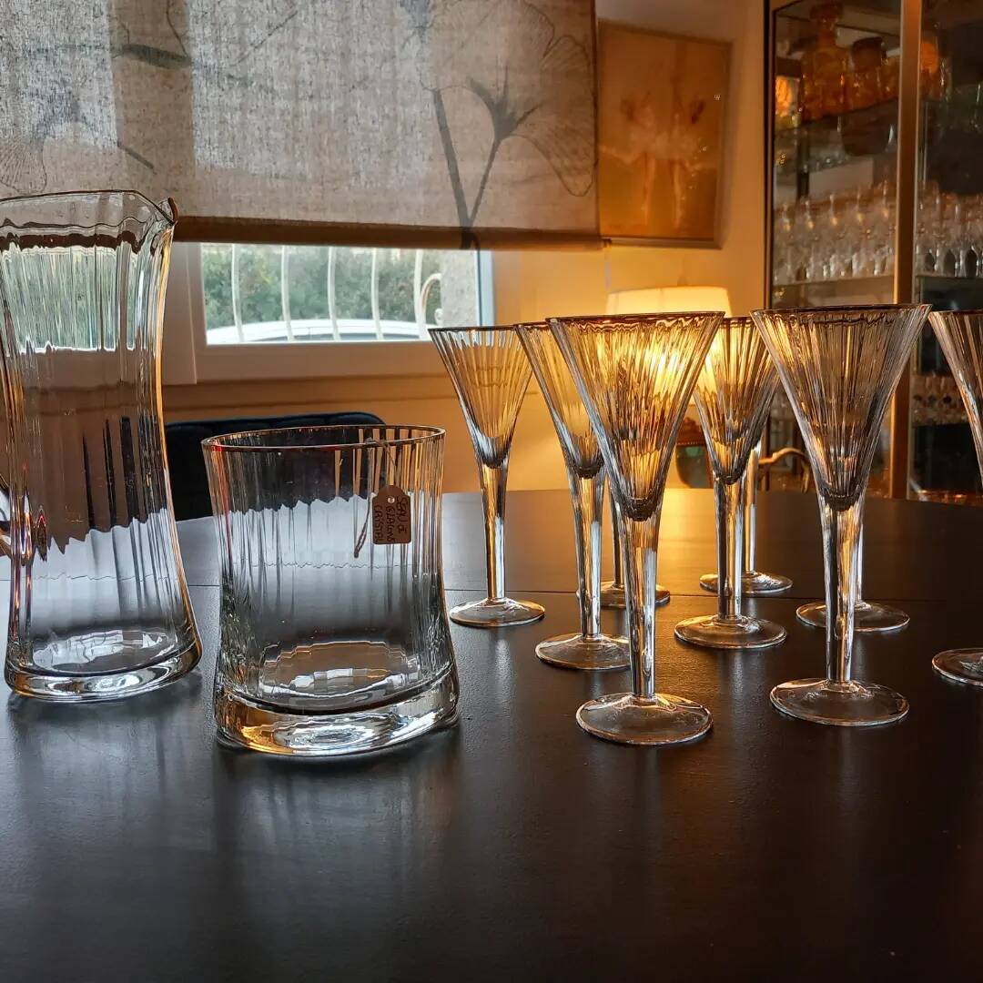 Bucket/large ice glass. Crystal