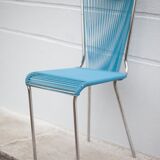 Vintage blue scoubidou chai