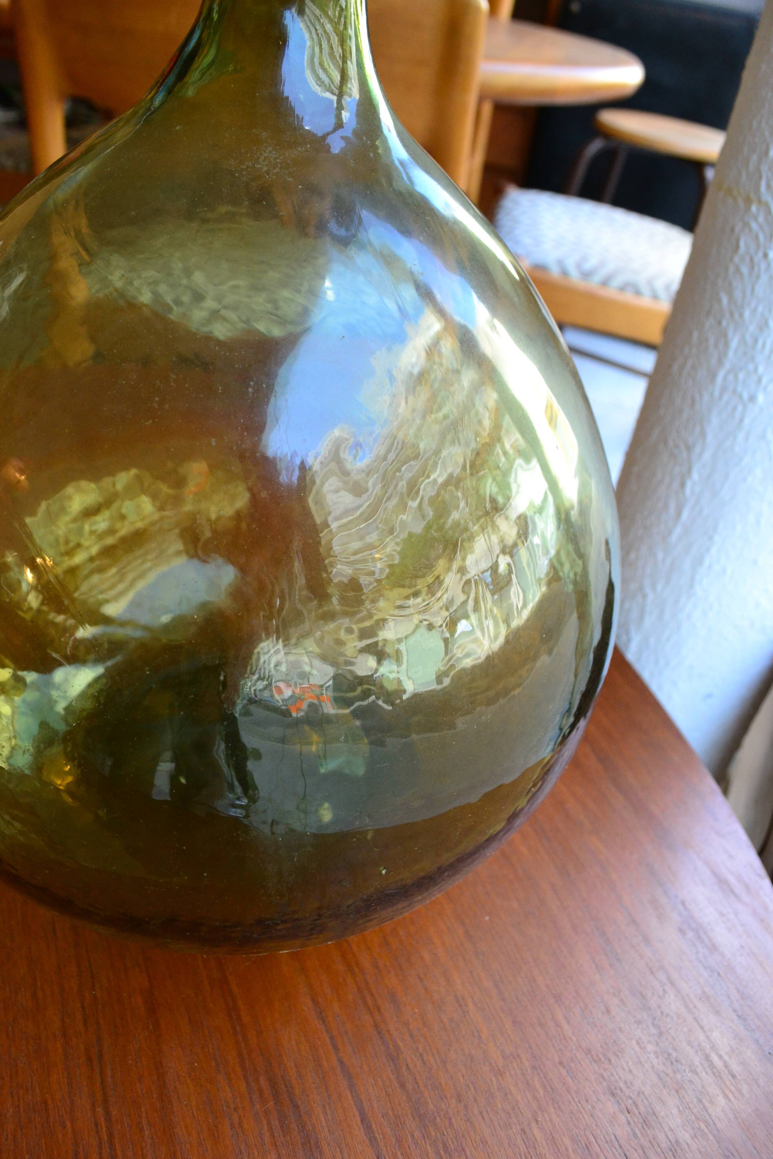 Demijohn green 10 liters