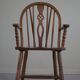 Windsor chair in oak, Edwardian style, 19th century
