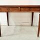Louis XVI style desk in stained beech, 20th century.