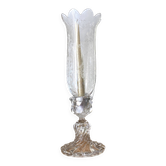 Important photophore / candle holder in signed Baccarat crystal.