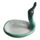 Duck-shaped trinket dish in glazed stoneware by J. C. Monange