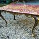 Table basse Louis XV marbre rose