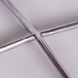Restored Bauhaus Small Round Table, Chrome-Plated Steel, Czechia, 1930s