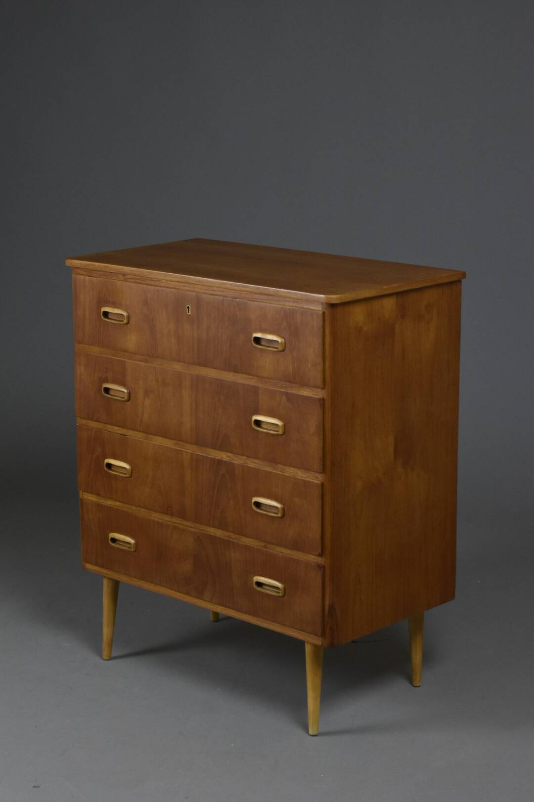 Scandinavian Teak Chest of Drawers, 1960s