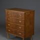 Commode scandinave en teck, années 1960