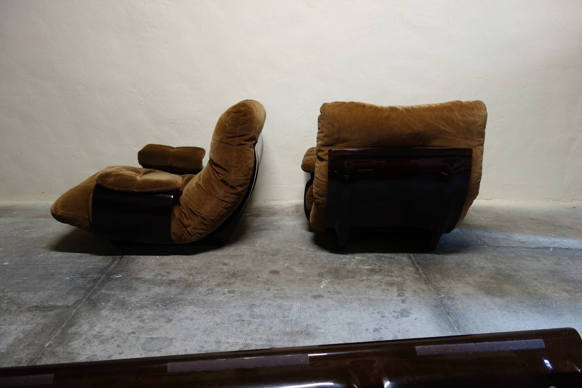 Pair of Marsala armchairs by Michel Ducaroy for Ligne Roset, 1970s