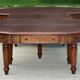 George III Antique Library Desk in Solid Mahogany 1780