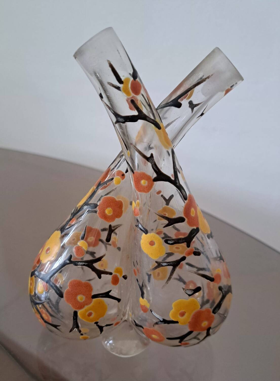 Small soliflore vase. Maison Delvaux Paris.