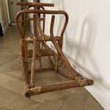 Rattan rocking horse