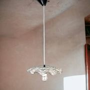 Lampe suspendue de cuisine en verre transparent Farmhouse