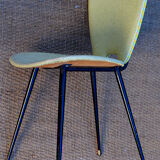 Yellow pair of vintage chairs