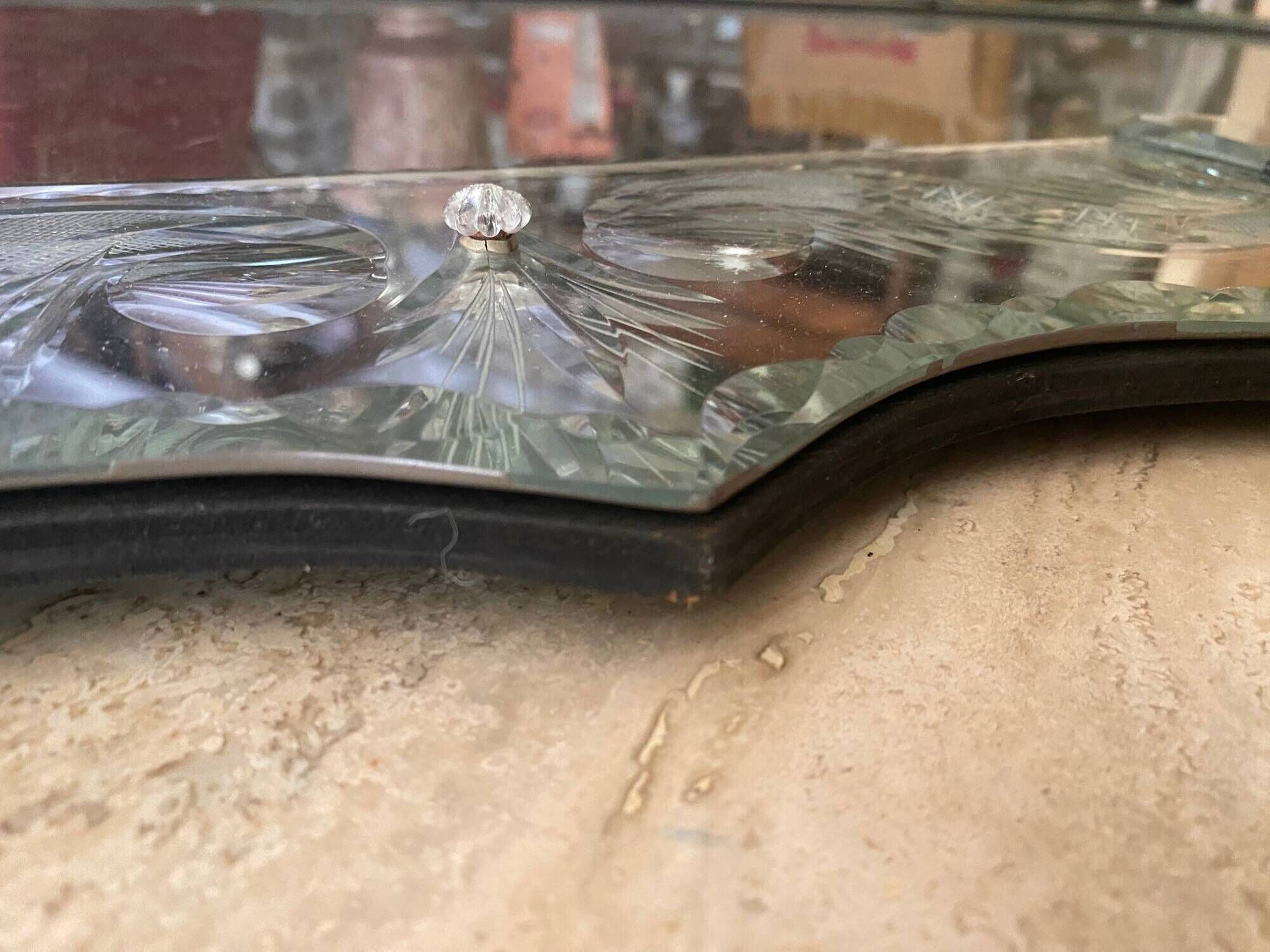 Large Mirror 180cm x 87cm, circa 1960-1970, in the style of Murano.