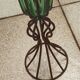 19th-century blown glass vase – Murano style with mount