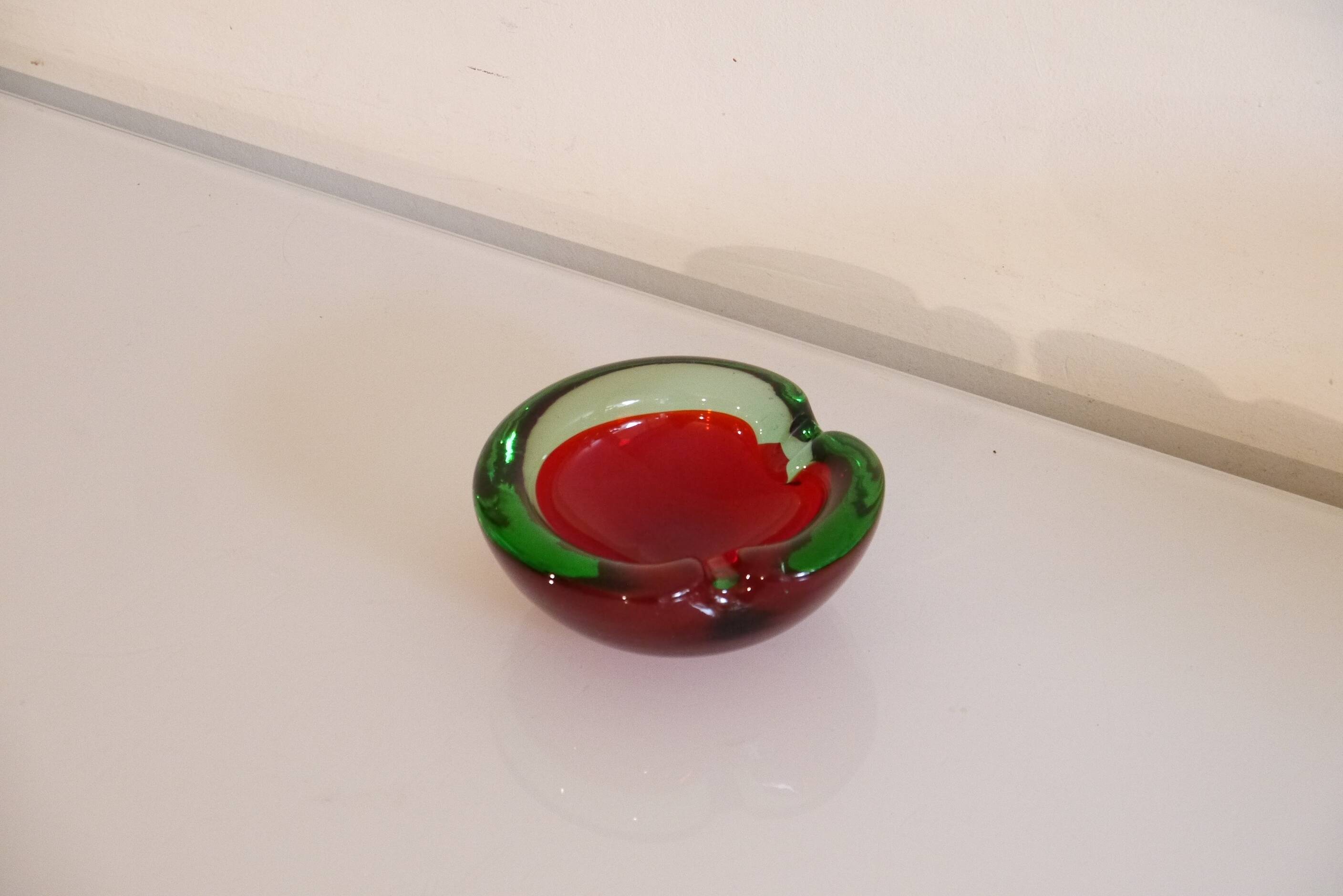 Vide poche en verre de Murano 1970
